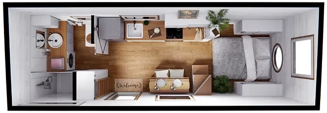 Floor plan Elise: Loft level